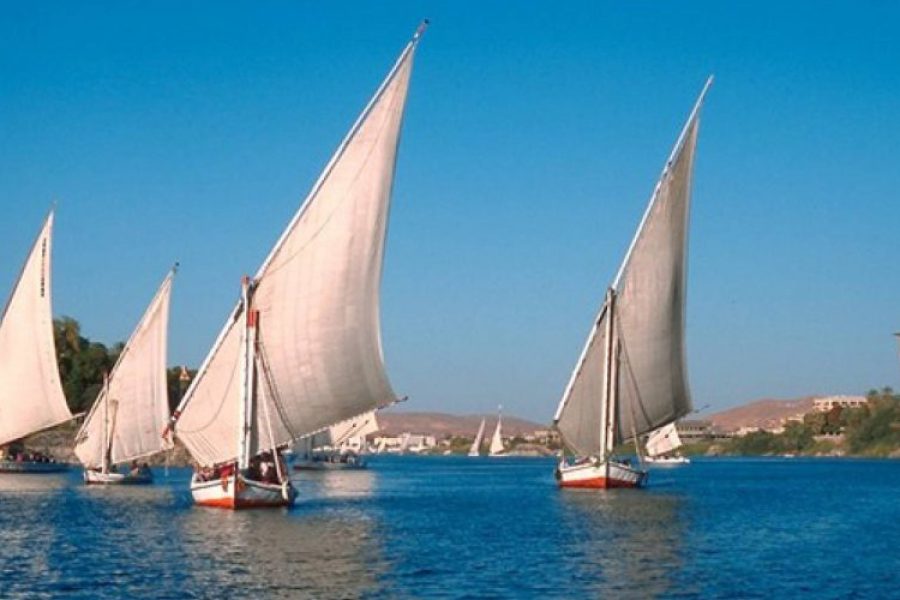 Felucca by Night on the Nile