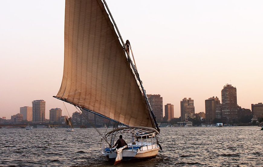 Felucca by Night on the Nile