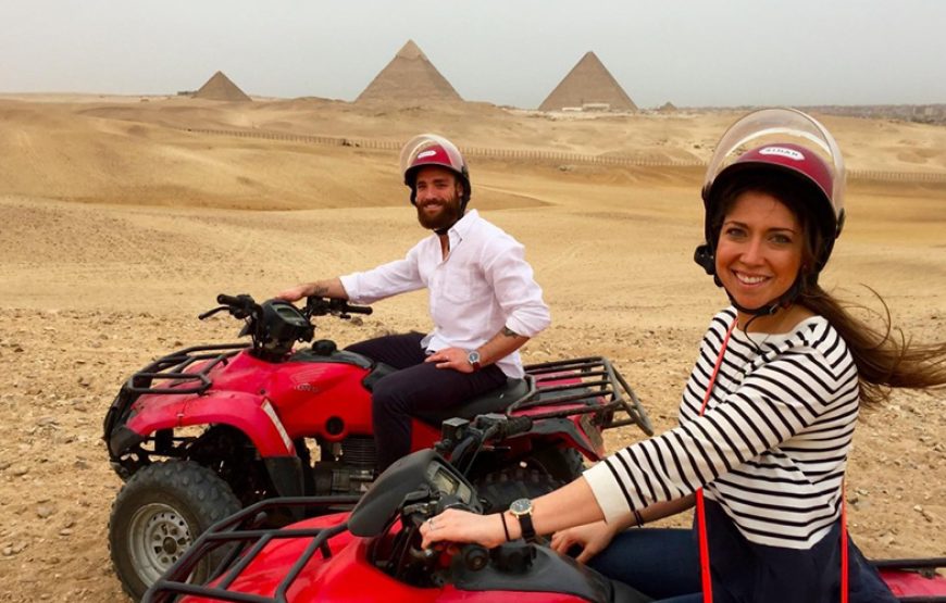 Quad Biking At Giza Pyramids